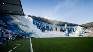 Malmö FF Bosse Larsson tifo vs Kalmar FF [upl. by Hunt]