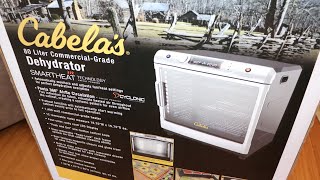 Cabelas 80L Commercial Food Dehydrator Unpacking And First Look [upl. by Zoldi]