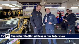 MOTOR TV22 Grasser Racing Teamchef Gottfried Grasser im Interview zum DTM Saisonstart 2024 [upl. by Martita485]