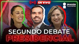 Segundo Debate Presidencial Sheinbaum Gálvez y Máynez de nuevo cara a cara [upl. by Thissa302]