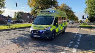 East Midlands Ambulance Responding Responding on Blue Lights [upl. by Linehan360]