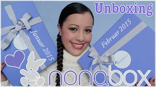 NONABOX im Doppelpack ❤ Die bisher besten Boxen  Januar amp Februar 2015 Unboxing  NatBittersweet [upl. by Sylvanus]