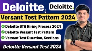 🔥Deloitte Versant Test Pattern 2024  Exam on 18 Nov  Deloitte Versant Test Sections Examples [upl. by Richy98]