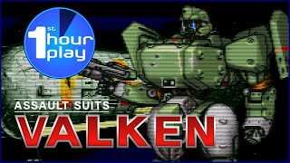 SNES Assault Suits Valken 1st Hour Play [upl. by Demahum]