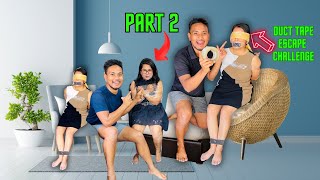 Tape Escape Challenge Part 2  Duct Tape Escape Prank Challenge ​⁠NepBongvlogs [upl. by Rebecka881]