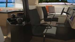 Broadblue Rapier 550 Performance Cruising Catamaran  Sail Controls [upl. by Cirdec176]