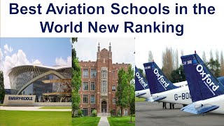 Best Aviation Schools in the World New Ranking  CAE Oxford Aviation Academy [upl. by Edroi]