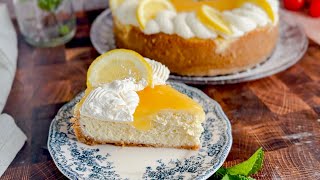 The Perfect Lemon Cheesecake  Easy and Delicious [upl. by Eggleston]