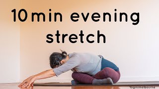 10min evening yoga stretch  deep sleep  relaxation [upl. by Hauge]