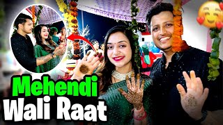 Aaj Mehendi Ki Raat Hai 😍🙌 vlog couple meghdeep [upl. by Ellehsal]