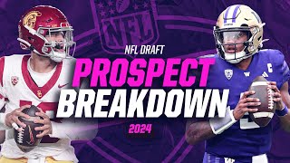 2024 NFL Draft Prospect Breakdown Caleb Williams Michael Penix Jr amp more  CBS Sports [upl. by Retsel]