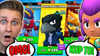 đź”ĄKUPIĹEM BSKID TO w BRAWL STARS LEGENDA KRUK 349 GEMĂ“W czy MECHA EDGAR  WYBIERAĹ W CIEMNO [upl. by Una]