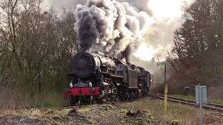 S160 Superpower  Churnet Valley Railway  2nd February 2020 [upl. by Panta]