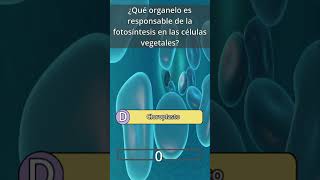 Test de Células N°2 ¿Cuánto Sabes de Biología quiz células [upl. by Kayle789]