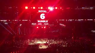 Shelton Benjamin makes his entrance at 2019 Men’s Royal Rumble [upl. by Nhabois780]