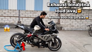 Benelli 600i me Exhaust bina itna loud avaj🤯🔥 [upl. by Laup166]