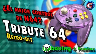 RetroBit Tribute 64  Unboxing y Pruebas [upl. by Abbotson366]