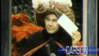 Ed McMahon Teases Carnac on quotThe Tonight Show Starring Johnny Carsonquot  1972 [upl. by Wells948]