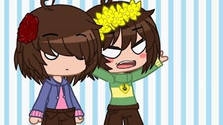 Frisk and chara meets fanon friskDAFUNDERTALE [upl. by Osnohpla]