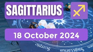 Sagittarius horoscope  Sagittarius Horoscope for Today 18 October 2024 [upl. by Jolenta]