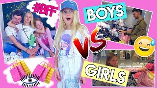 BOYS vs GIRLS 😵 BFF OUTFIT SHOPPING CHALLENGE 👕 MaVie Family [upl. by Culver]