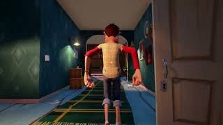 Roaming the Neighbors house in third person in Hello Neighbor Alpha 2 [upl. by Hallee]