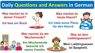 Daily Questions and Answers BOOST Your German Speaking Skills [upl. by Livvy869]