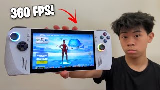 i tried a HANDHELD gaming pc [upl. by Nnarefinnej]