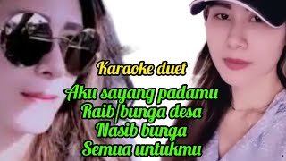 Karaoke duet dangdut  dangdut remix bareng smule artis [upl. by Oeram]