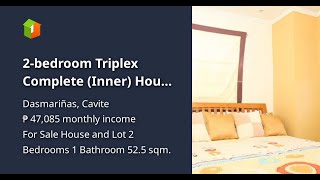 2bedroom Triplex Complete Inner House For Sale in Dasmarinas Cavite  Trinity  Suntrust [upl. by Airamas]