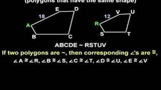 Similar Figures  Similar Polygons  MathHelpcom [upl. by Nedac]