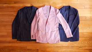 First Look Review Bonobos New Unconstructed Wool and Cotton Blazers [upl. by Nivlen]