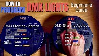 How to PROGRAM DMX Lighting  Beginners Guide [upl. by Skyla]