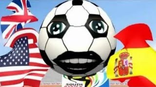 World Cup 2010  Wavin Flags amp Singing Soccerballs  Animated Clip Lost Media encontrado [upl. by Uria]