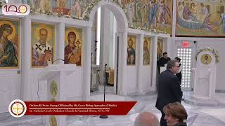 Divine Liturgy Celebrated at St Nicholas Greek Orthodox Church amp National Shrine in NYC [upl. by Sklar722]