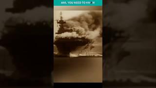 When Japan Sank Aircraft Carrier USS Yorktown CV5 In 1942 shorts [upl. by Ennaerb]