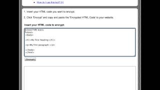 تشفير ملفات HTML [upl. by Aerbma213]