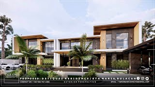 D Residence Full House Tour  850 SQM House 1500 SQM Lot  Tier One Architects [upl. by Ney]