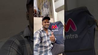 My First Day Of Myntra Delivery Job😍  VLOG 89150  minivlogs shorts [upl. by Etnud]