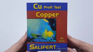 Aquaplantsonline  Unboxing Salifert Copper Cu test [upl. by Herson]