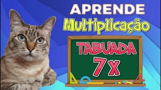 Aprende a tabuada do 7 com a Rufas tabuada [upl. by Icken]