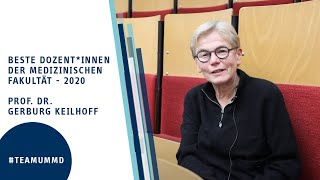 UMMD  Beste Dozentinnen 2020  Prof Dr Gerburg Keilhoff [upl. by Rodolph992]