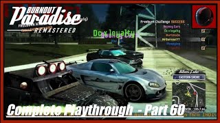 Burnout Paradise Remastered Complete Playthrough  Part 60 6 Player Freeburn Challenges [upl. by Nocaed145]