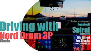 Driving with the synth vol1  Nord Drum 3P [upl. by Kneeland]