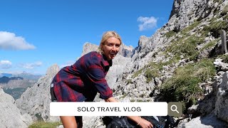 Solo Travelling In The Mountains  Dolomites Hiking Vlog [upl. by Adnylem299]