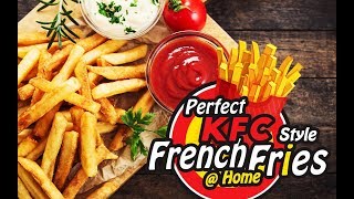 Handmade KFC Style French Fries at Home  Restaurant Style Making  Fuze HD [upl. by Sanjiv]