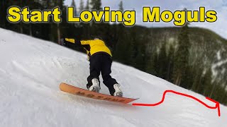 Why You Suck at Snowboarding Moguls [upl. by Attelahs]