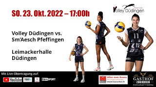 NLA Volleyball Qualifikation 20222023 Volley Düdingen  SmAesch Pfeffingen [upl. by Anitahs111]