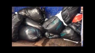 Popping Bags in Compactor [upl. by Nilyam173]