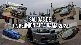 SALIDAS Y ENTRADAS DE LA REUNION ALTA GAMA 2024NISSAN SKY R34 PORSCHE 911 TURBO BRABUS G700🚗🔥🔥 [upl. by Bate]